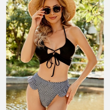 Summer Printed Women 2 Piece Bikini Swimsuit Sets