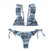 4Tribal Printed Backless Two Piece Bikini Swimwear