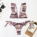 9Tribal Printed Backless Two Piece Bikini Swimwear