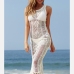 10 Hollowed Out Tassels Sleeveless One Piece Cover Up
