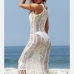 11 Hollowed Out Tassels Sleeveless One Piece Cover Up
