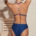 4 Backless Low-cut One Piece Swimwear