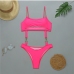 3 Sexy Chain Patchwork Hollow Out One Piece Swimwear