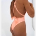 5 Sexy Cross Belt Deep V Neck One-piece Swimsuit