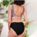 4 Sexy Leopard Print Twisted One-Piece Swimsuit
