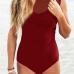 8 Sexy Perspective Sleeveless One-Piece Swimsuit
