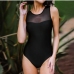 1 Sexy Perspective Sleeveless One-Piece Swimsuit