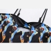 10 Sexy Print Backless One Piece Swimsuit