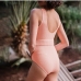 5 Sexy Pure Color Backless One-piece Swimsuit