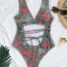 8 Sexy Sleeveless Hollowed Out One Piece Swimsuit