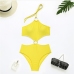 6 Sleeveless Halter Backless One Piece Swimsuit