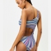 3Beach One Piece Hollow Out One Shoulder Swimsuit