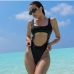 14Charming Hollow Out Sleeveless Beach One-Piece Swimsuit