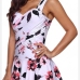 4Floral Patchwork Sleeveless One Piece Swimwear