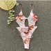 8Seductive Tie Dye  V Neck Sleeveless One Piece Swimsuits