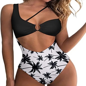 Sexy Cutout Sleeveless One Piece Swimsuit