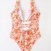 4Sexy Floral Sleeveless One Piece Swimsuit