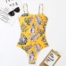 6Sexy Print Sleeveless One Piece Swimsuit For Women