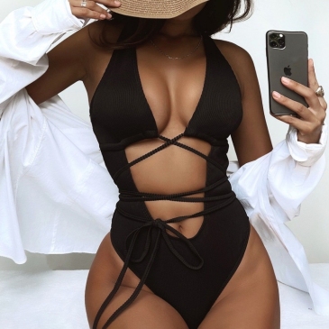 Sexy Sold Lace-Up Swimsuits For Women
