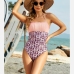 3Summer Printed Backless One-Piece Swimsuit