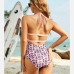 4Summer Printed Backless One-Piece Swimsuit