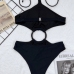 4Trendy Summer Circular Ring One Piece Swimsuit