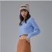 9Casual Fall Solid Crewneck Long Sleeve Cropped Sweatshirts