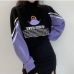 1Contrast Color Printed Turtleneck Sweatshirts For Women