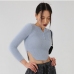 4  Fashion Solid Irregular Villus Long Sleeve Sweater