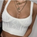 1 Casual Pure Color Spaghetti Strap Tank Top