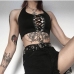 1 Chain Hollowed Out Bandage Halter Tank Top