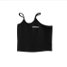 17 Irregular Design  Letter Crop Top Tank Top