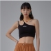 3 Irregular Design  Letter Crop Top Tank Top