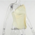 13 Irregular Pure Color Summer Fashion Tank Top 