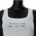 8 Leisure Sleeveless Letter Cropped Tank Top