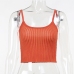 5 Leisure Time Backless Solid Knitting Tank Top