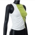 8 Leisure Time Contrast Color Ruched Tank Top