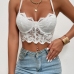 3 Perspective Backless Lace Sexy Women Tank Top