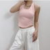 5 Sexy Pure Color Halter Crop Tank Top