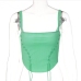 5 Sexy Sleeveless Drawstring Crop Tank Top