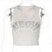 18 Women Round Neck Sleeveless Short Vest