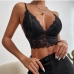 4Black Sexy Lace Crop Tank Top