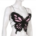 12Butterfly Backless Spaghetti Strap Cropped Tank Top