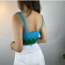 6Casual Backless Pattern Knit Cropped Tank Tops