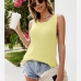 16Casual Backless Solid Loose Tank Tops