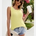 19Casual Backless Solid Loose Tank Tops