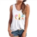 4Casual Print Loose Sleeveless Tank Top Women