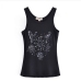 8Casual Printed Crew Neck Tank Top