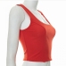 3Casual Red Slim Fitted Tank Tops For Women