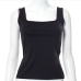 9Casual Solid Ladies Square Neck Tank Top